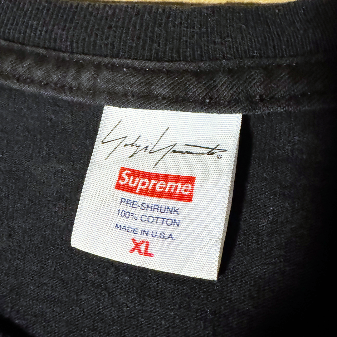 Supreme x Yohji Yamamoto Game Over Black Tee (XL)