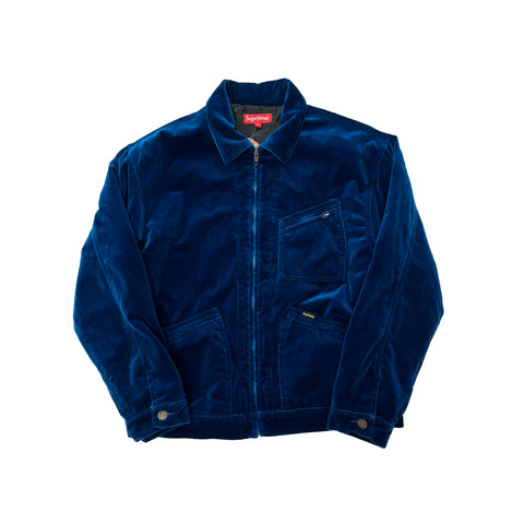 Supreme Velvet Work Jacket Teal (M)