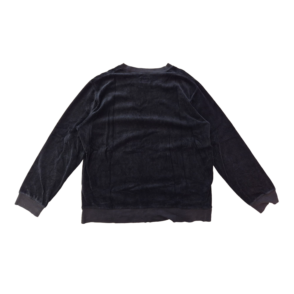 Supreme Velour Black Sweater (XL)