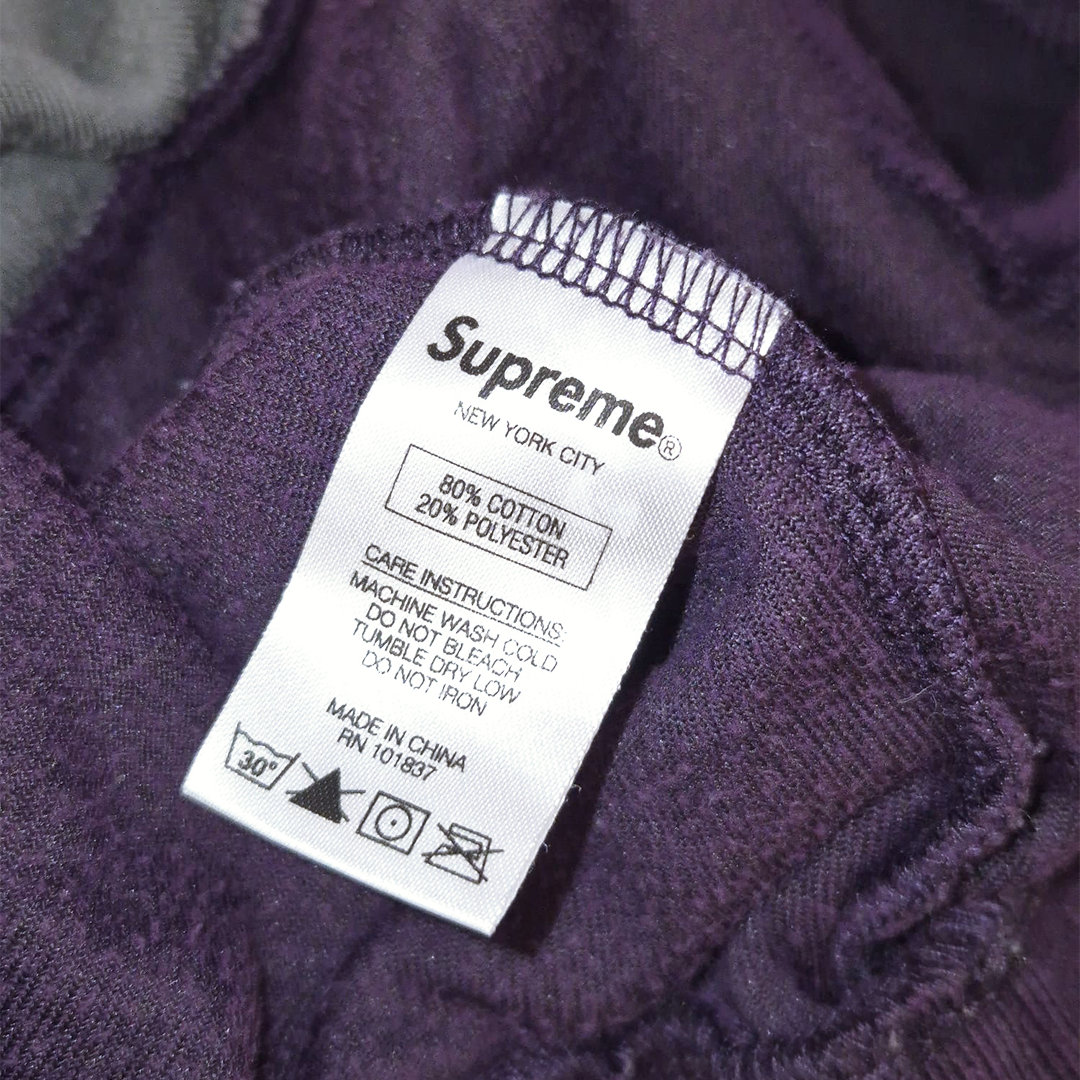 Supreme NYC Velour Half Zip Two Tones (M)