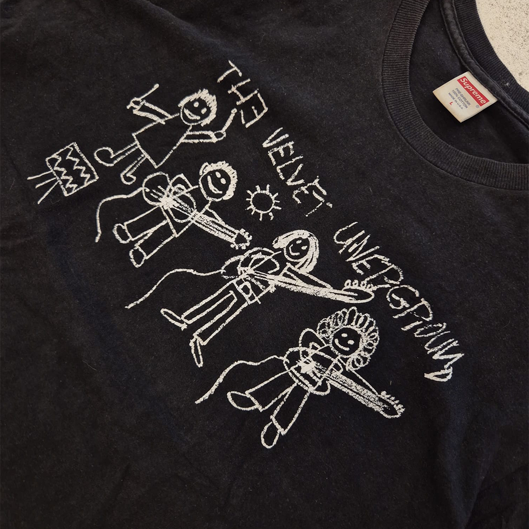 Supreme x The Velvet Underground Black Tee (L)