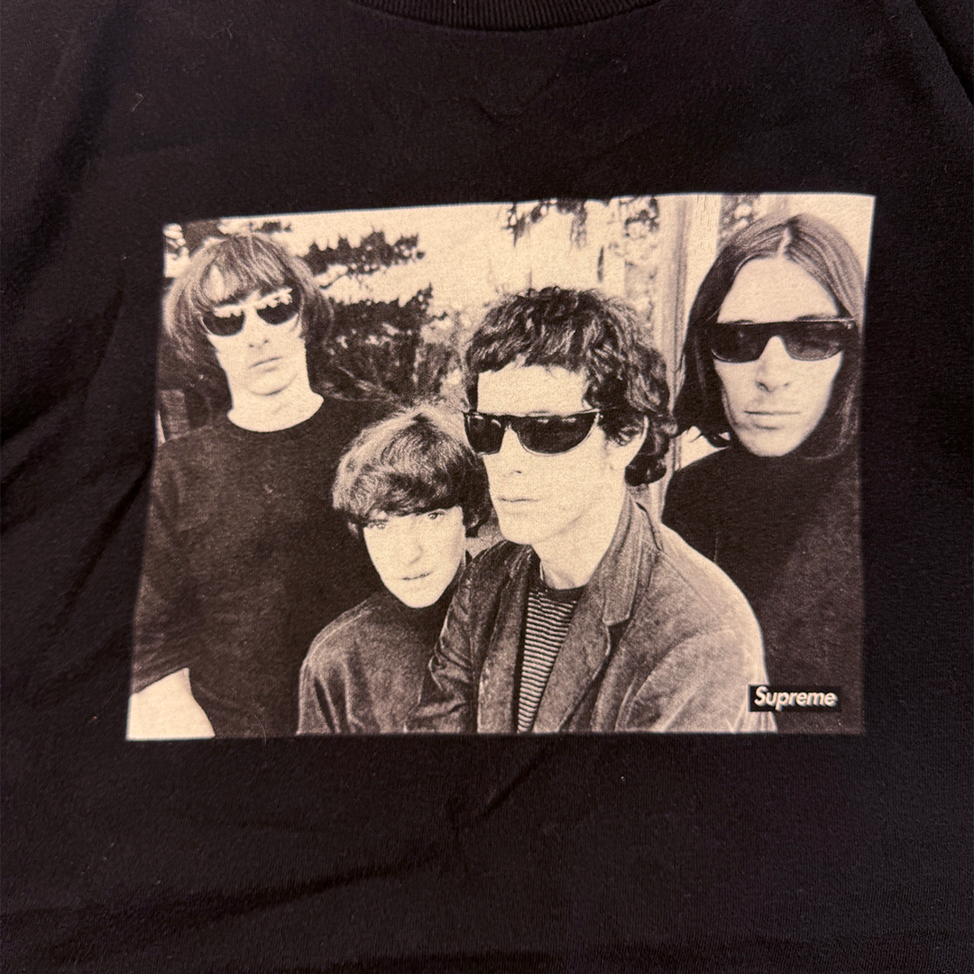 Supreme xVelvet Underground Photo Black Tee (S)