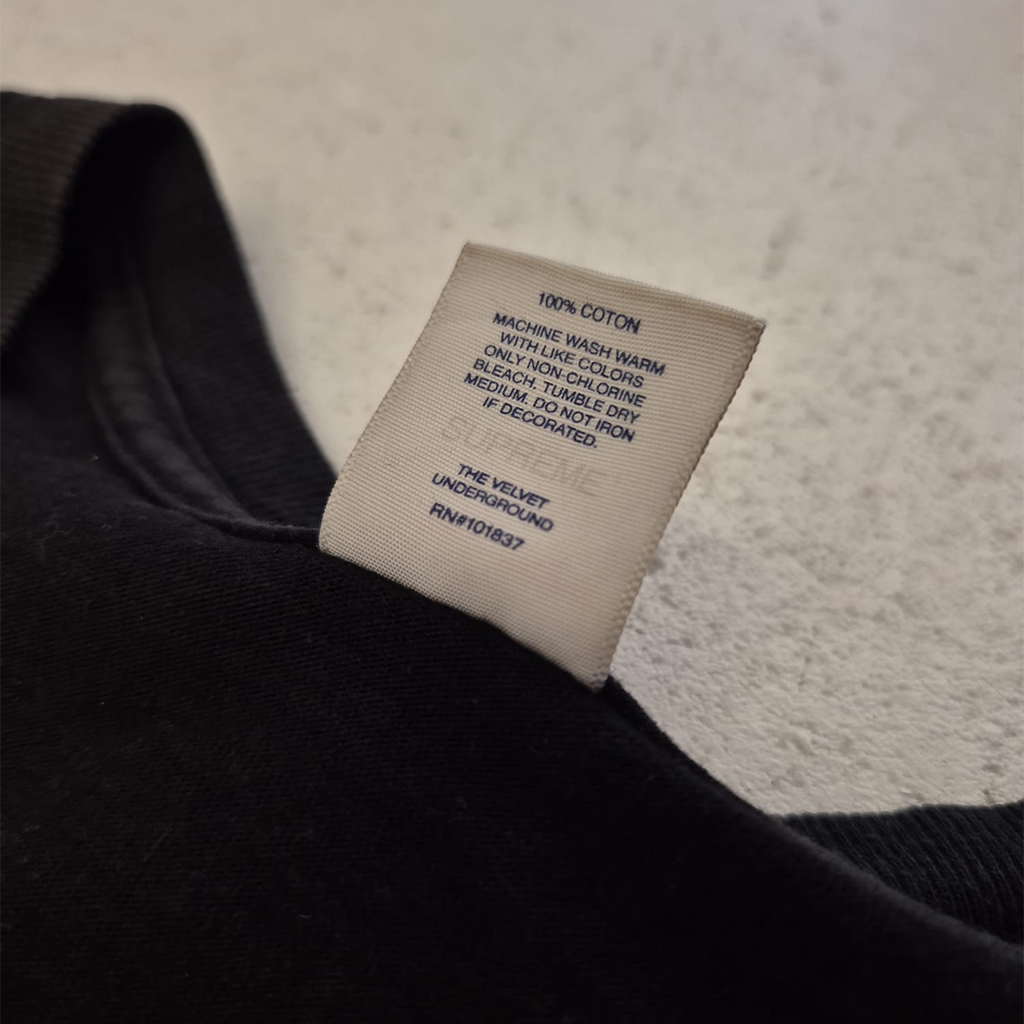 Supreme x The Velvet Underground Black Tee (L)