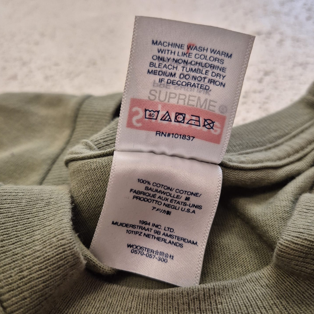 Supreme Watercolor Olive Tee (L)