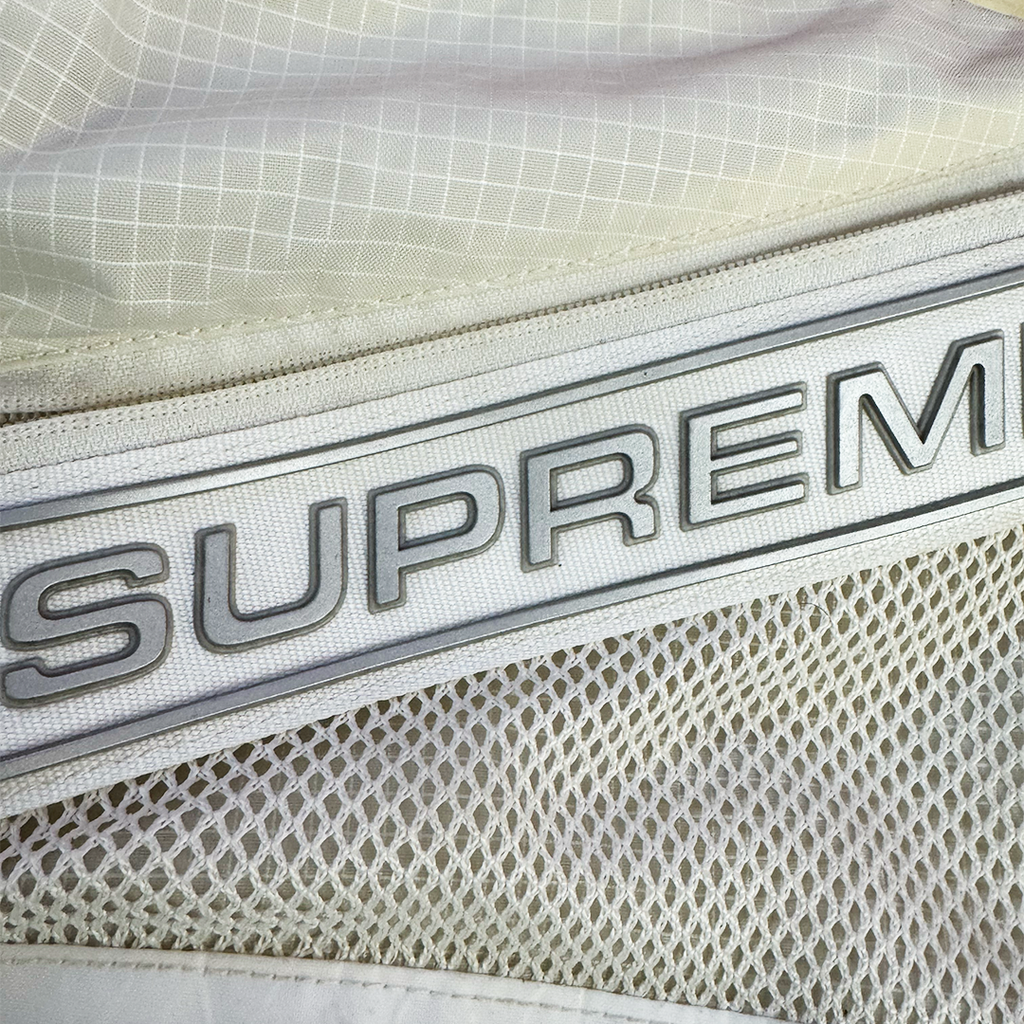 Supreme Logo Shoulder Bag White