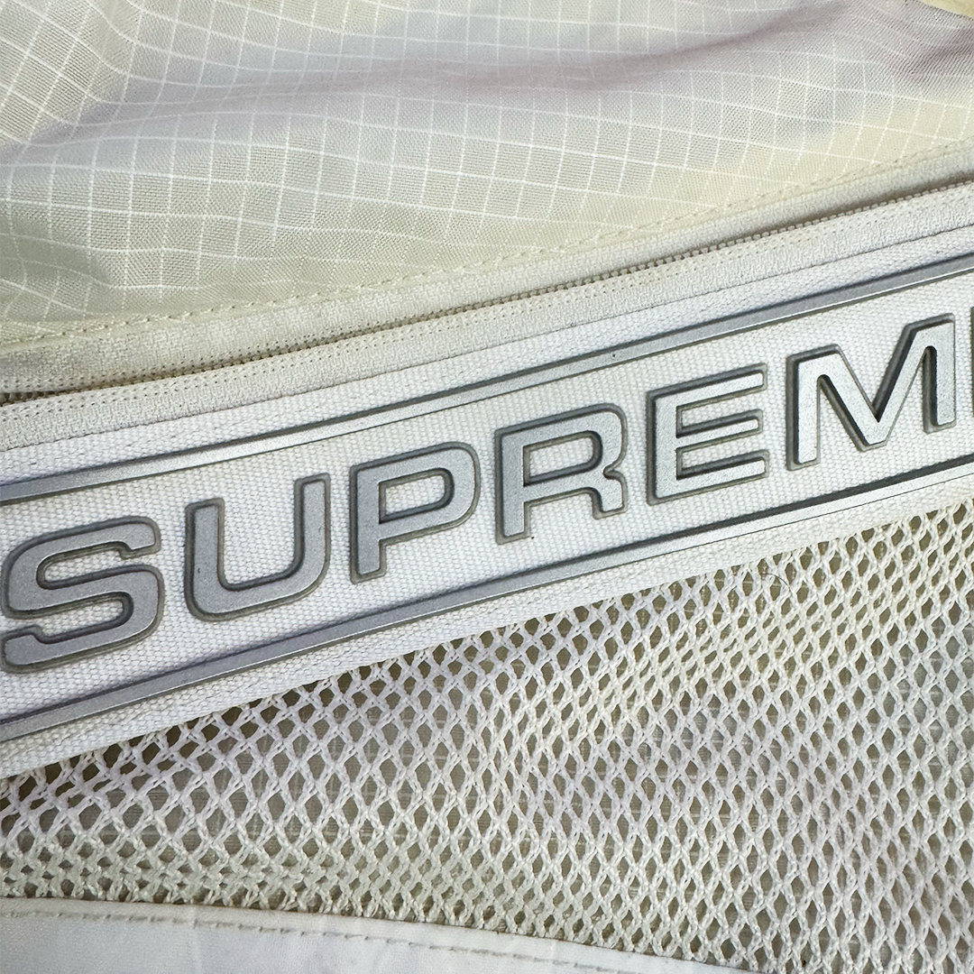 Supreme Logo Shoulder Bag White