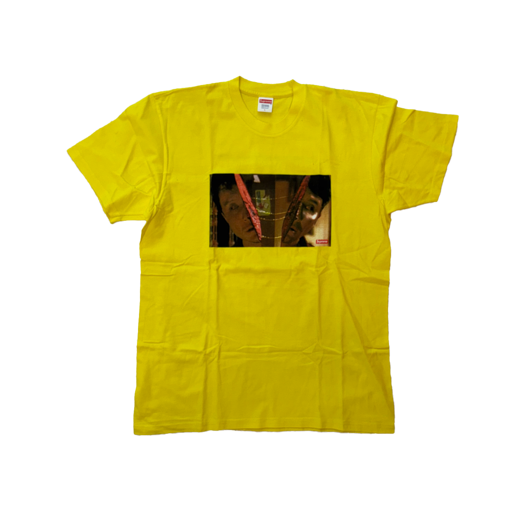 Supreme Split Yellow Tee (L)