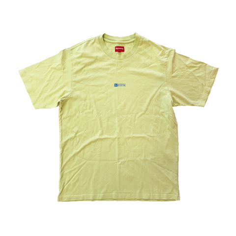 Supreme Invert SS Top Logo Yellow Tee (M)