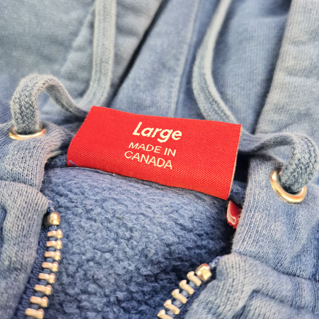 Supreme Mini Box Logo Blue Zip Sweater (L)