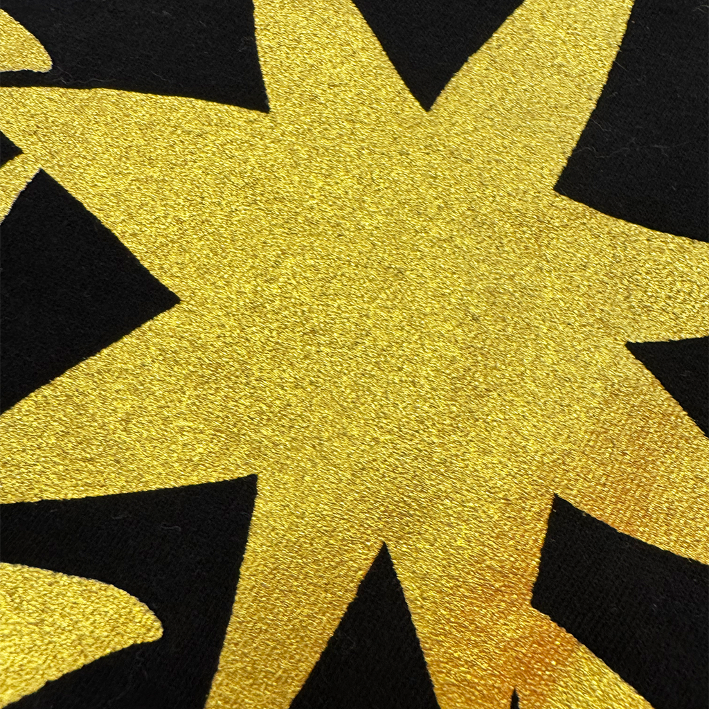 Tao CDG Metallic Star Black Tee (M)