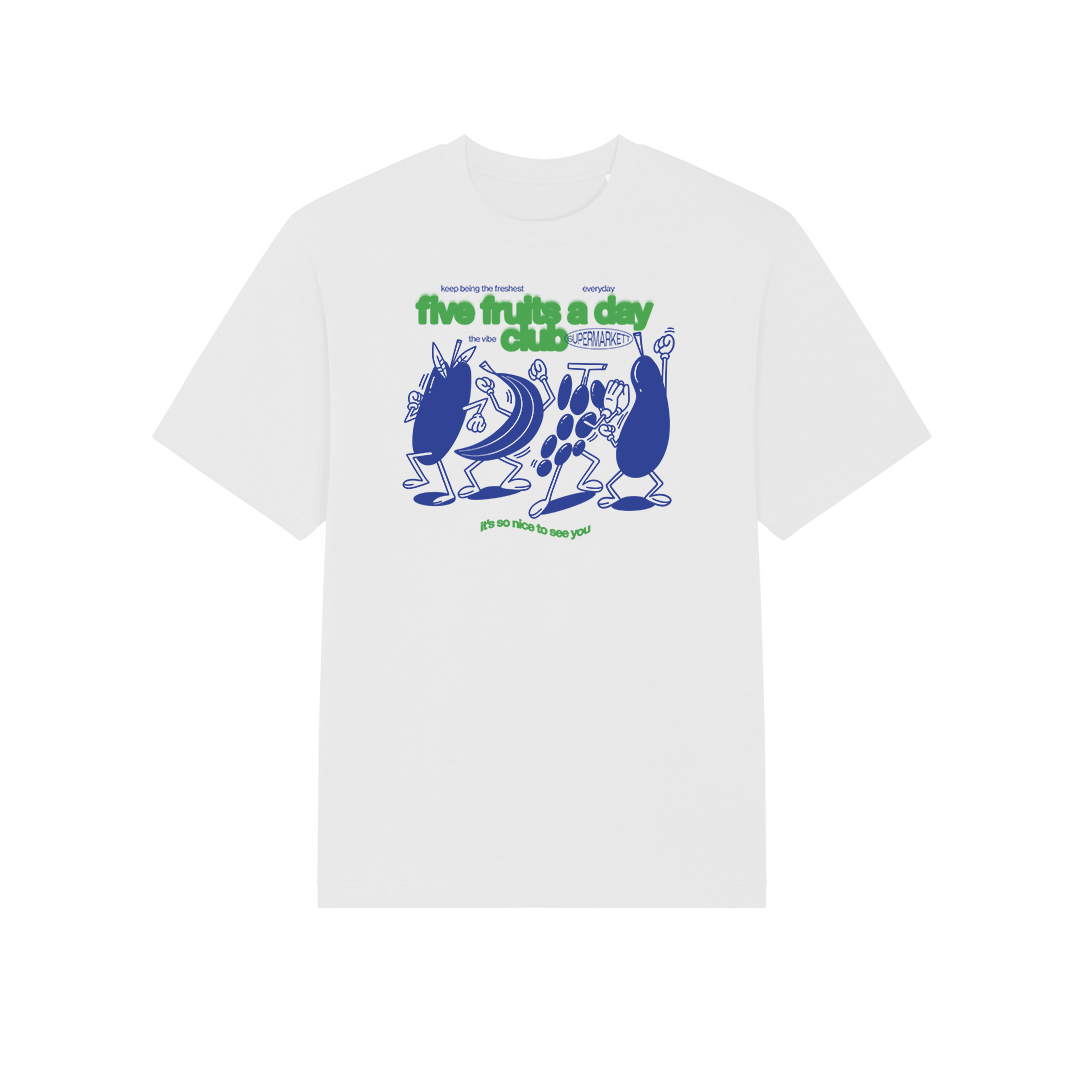 5 fruits a day club tee