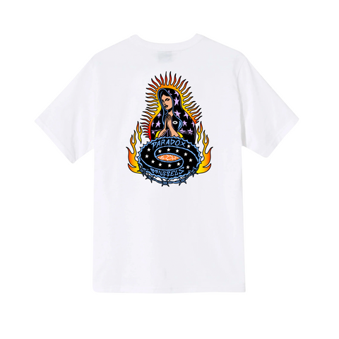 tee santa maria white