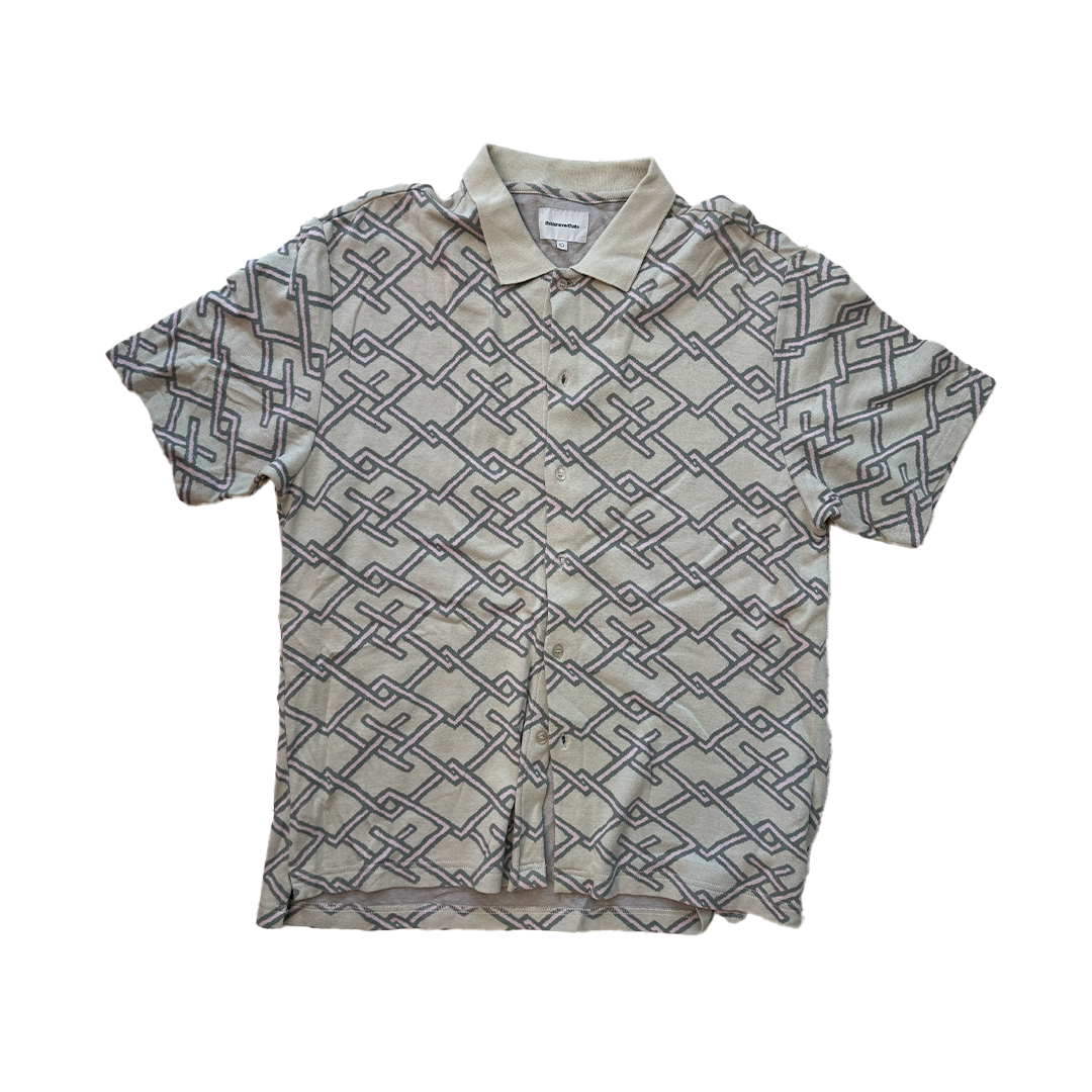 Thisisneverthat Jacquard Button Up Top (L)