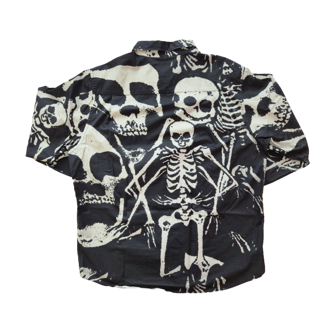 Thisisneverthat Skeletons Shirt Washed Black (XL)