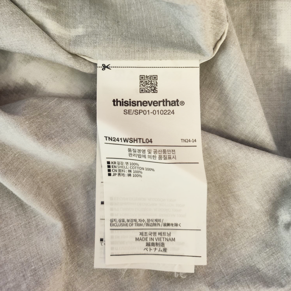 Thisisneverthat Skeletons Shirt Washed Black (XL)