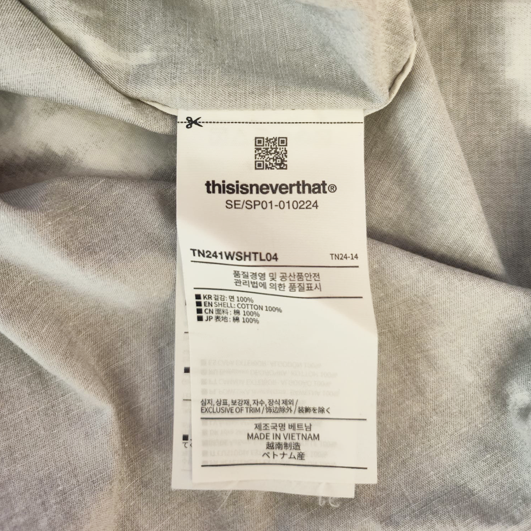 Thisisneverthat Skeletons Shirt Washed Black (XL)