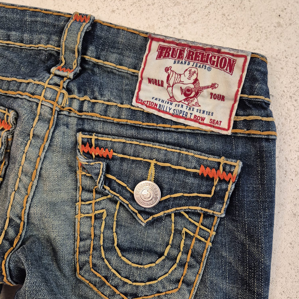 True Religion Billy Big Orange Stitch Pants (25)