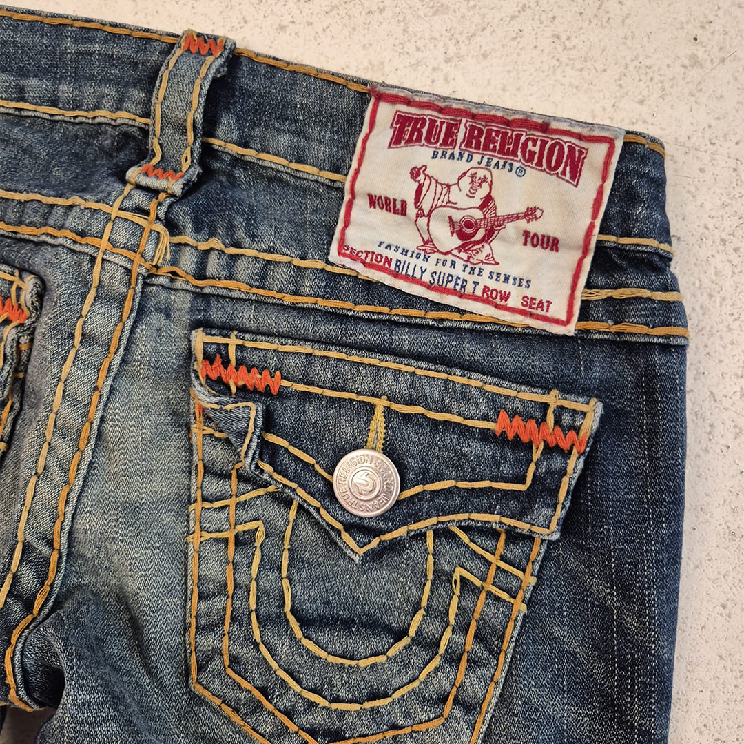 True Religion Billy Big Orange Stitch Pants (25)
