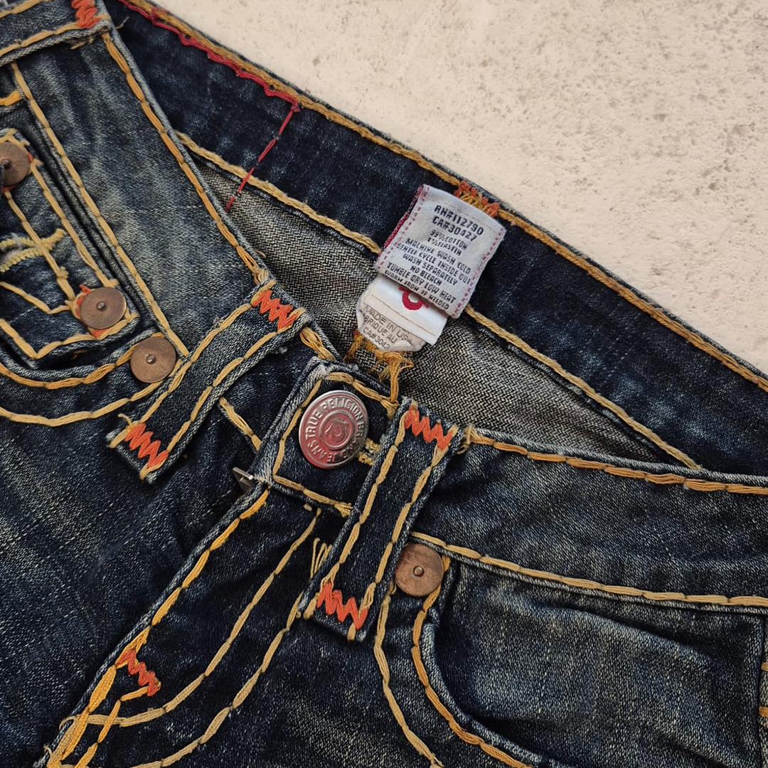 True Religion Billy Big Orange Stitch Pants (25)
