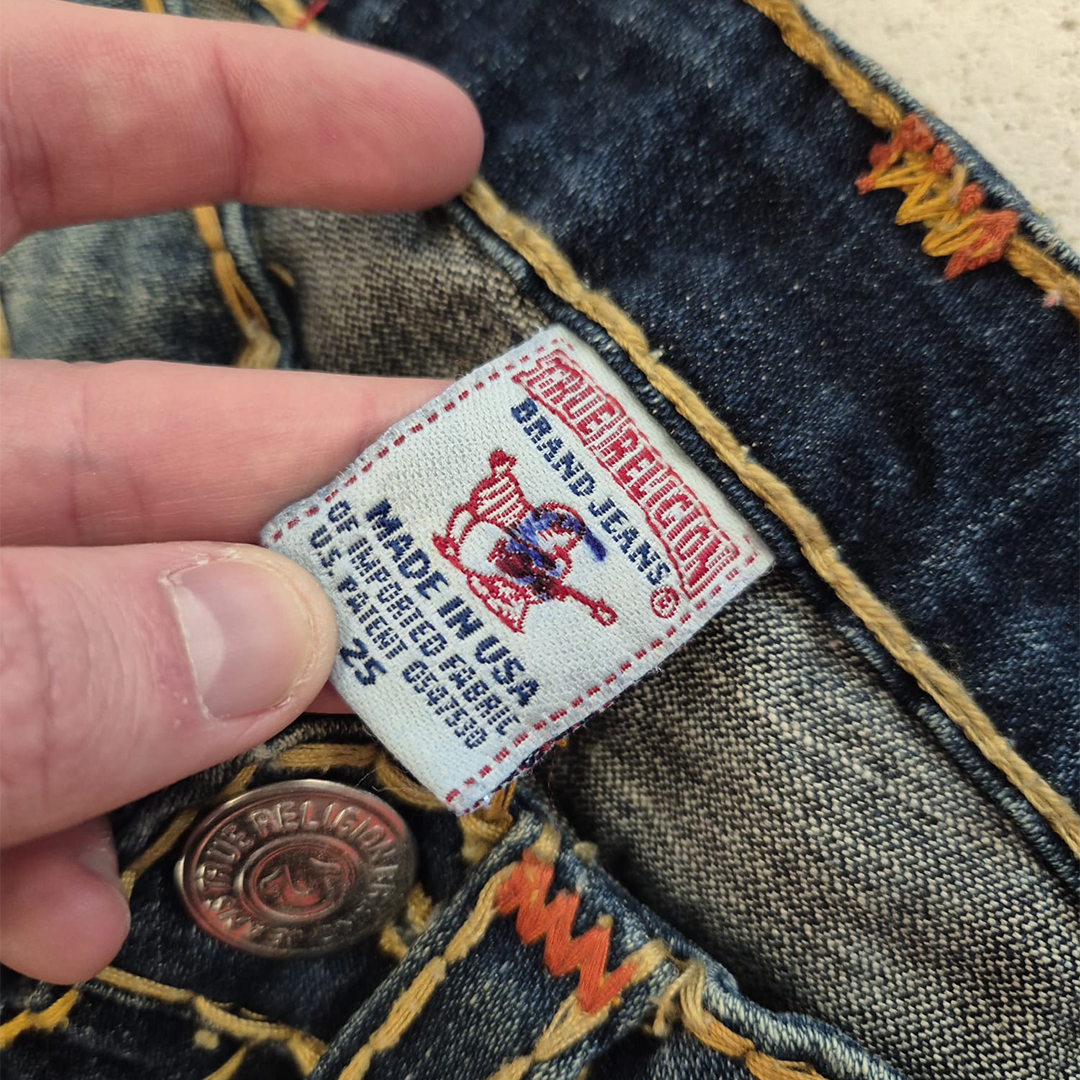 True Religion Billy Big Orange Stitch Pants (25)