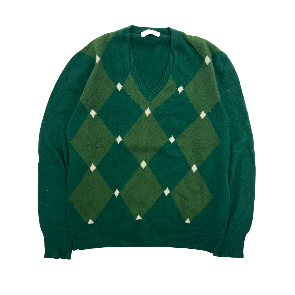 Valentino Vintage Green Cashmere Sweater (S)