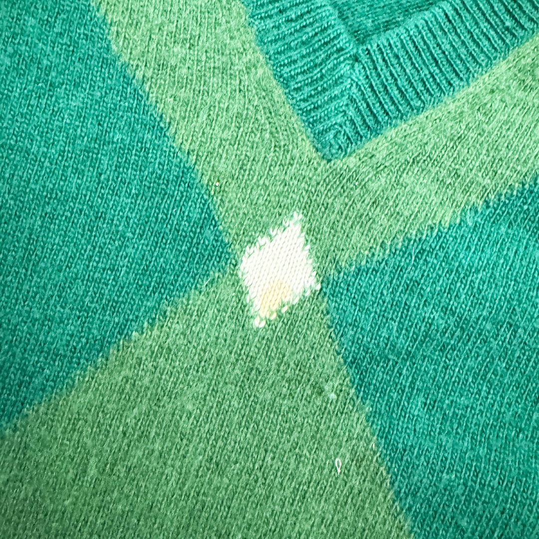 Valentino Vintage Green Cashmere Sweater (S)