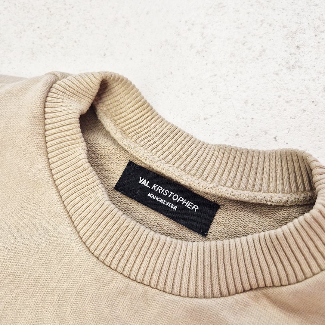 Val Kristopher Beige Heavy Sweater (S)