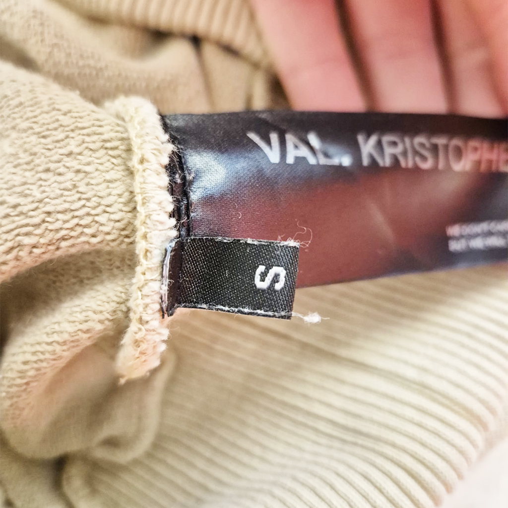 Val Kristopher Beige Heavy Sweater (S)