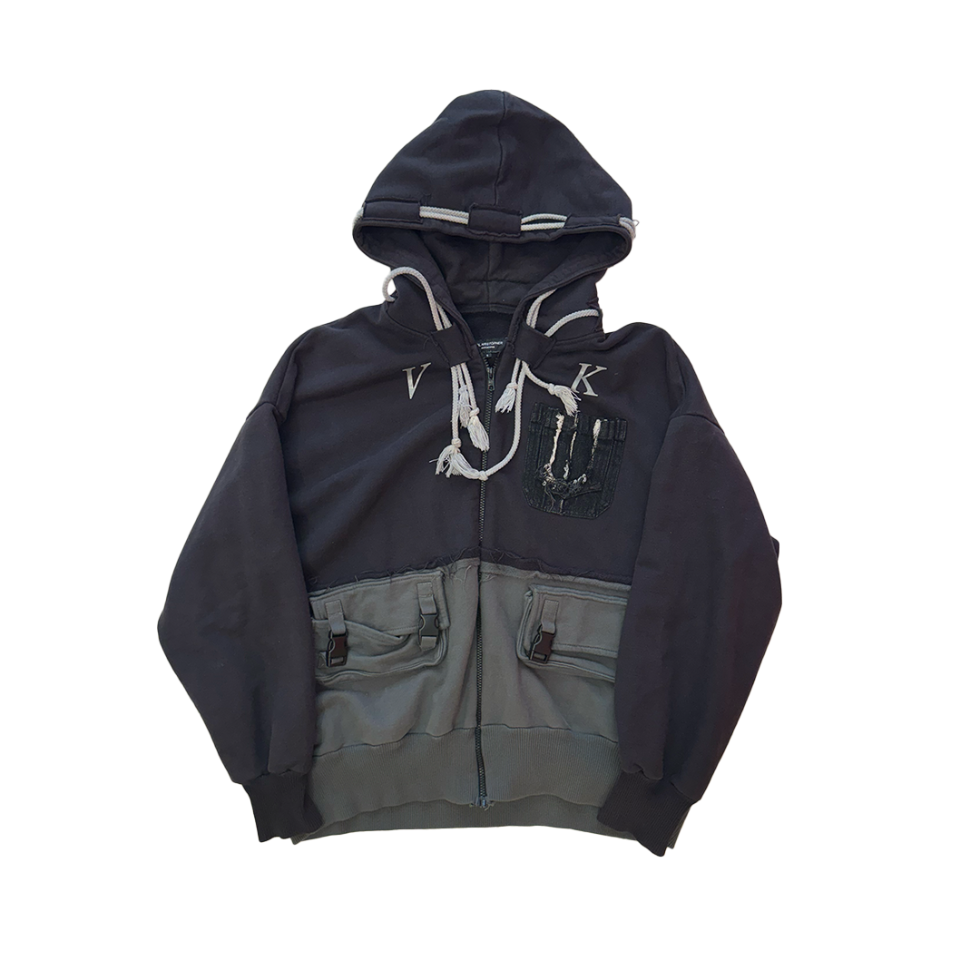 Val Kristopher Utility Tactical Hoodie Crop (S)