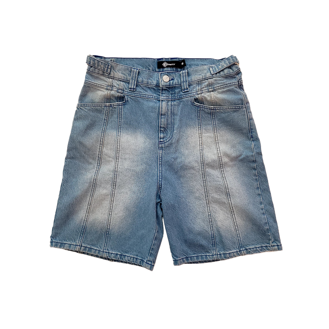 Vicinity Light Blue V Jorts Shorts (M)