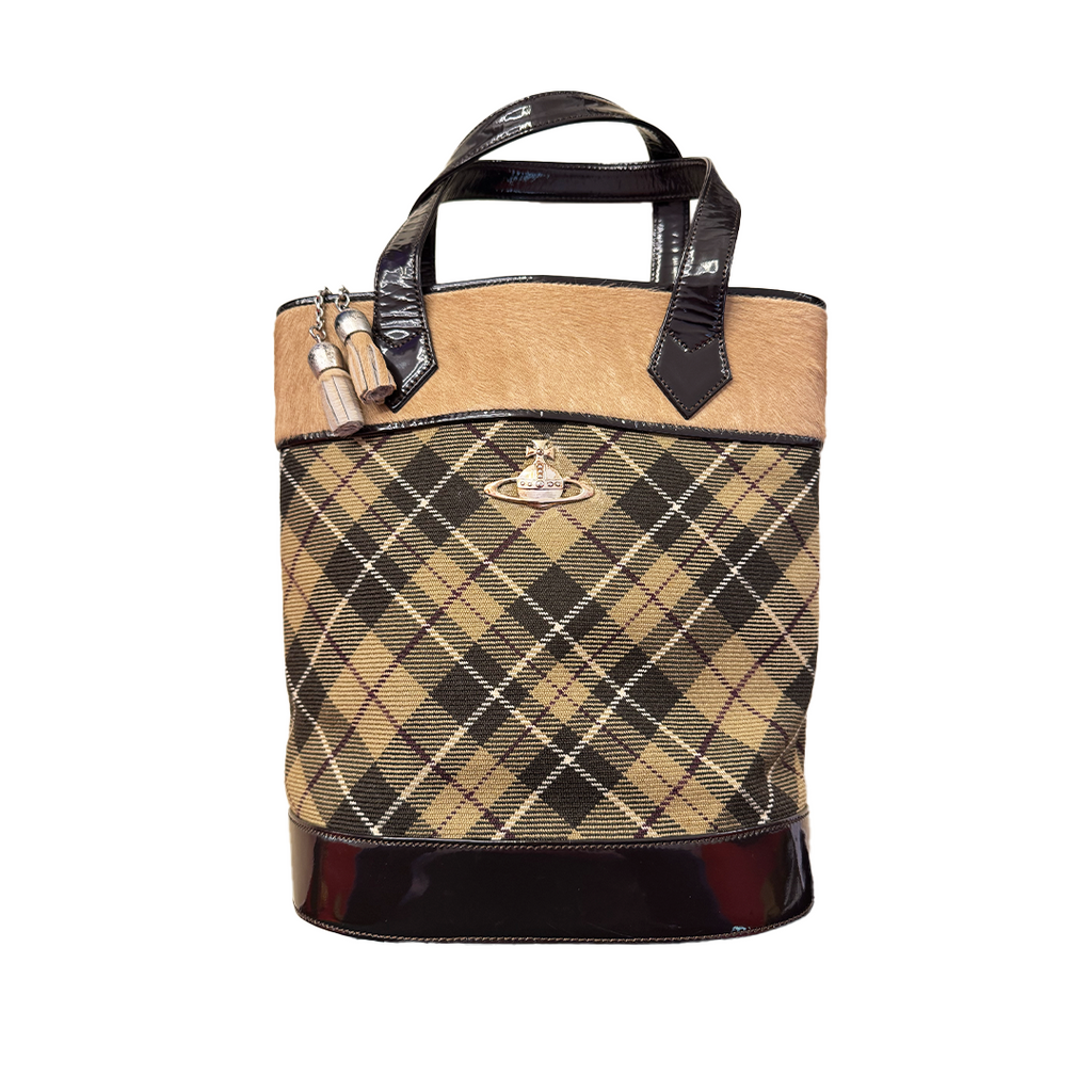 Vivienne Westwood Early Tartan Check Handbag