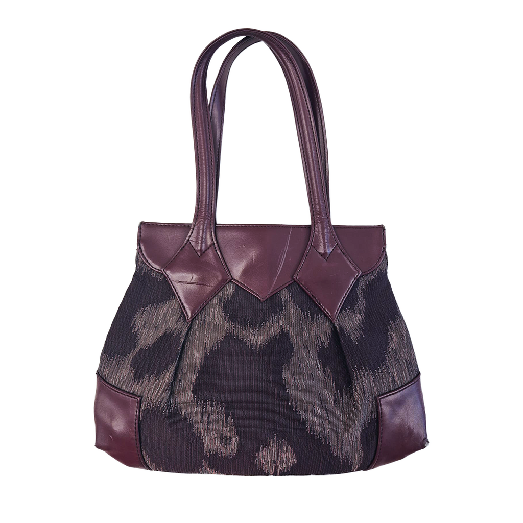 Vivienne Westwood Small Bordeaux Leopard Handbag
