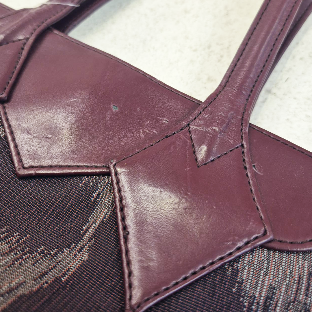 Vivienne Westwood Small Bordeaux Leopard Handbag