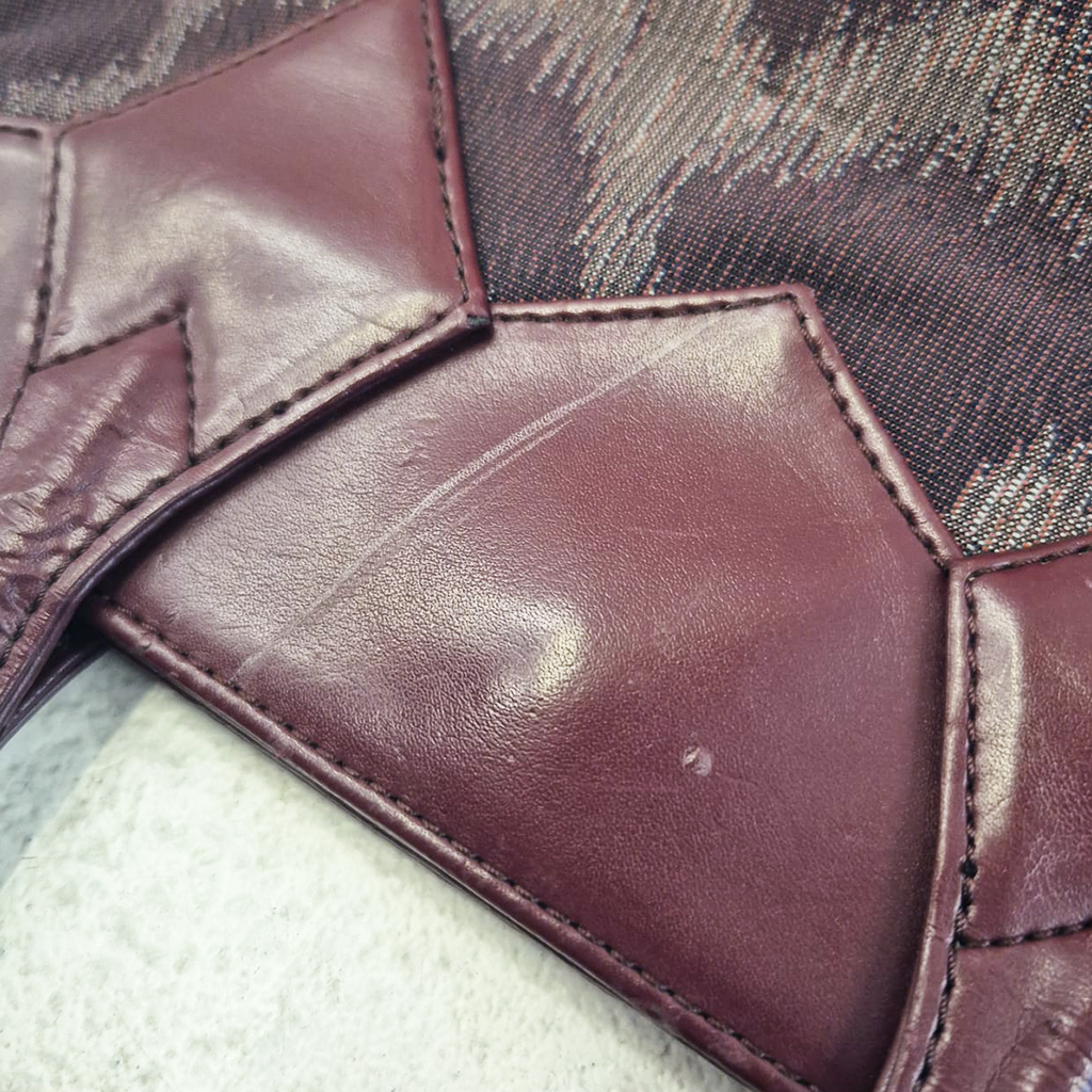 Vivienne Westwood Small Bordeaux Leopard Handbag