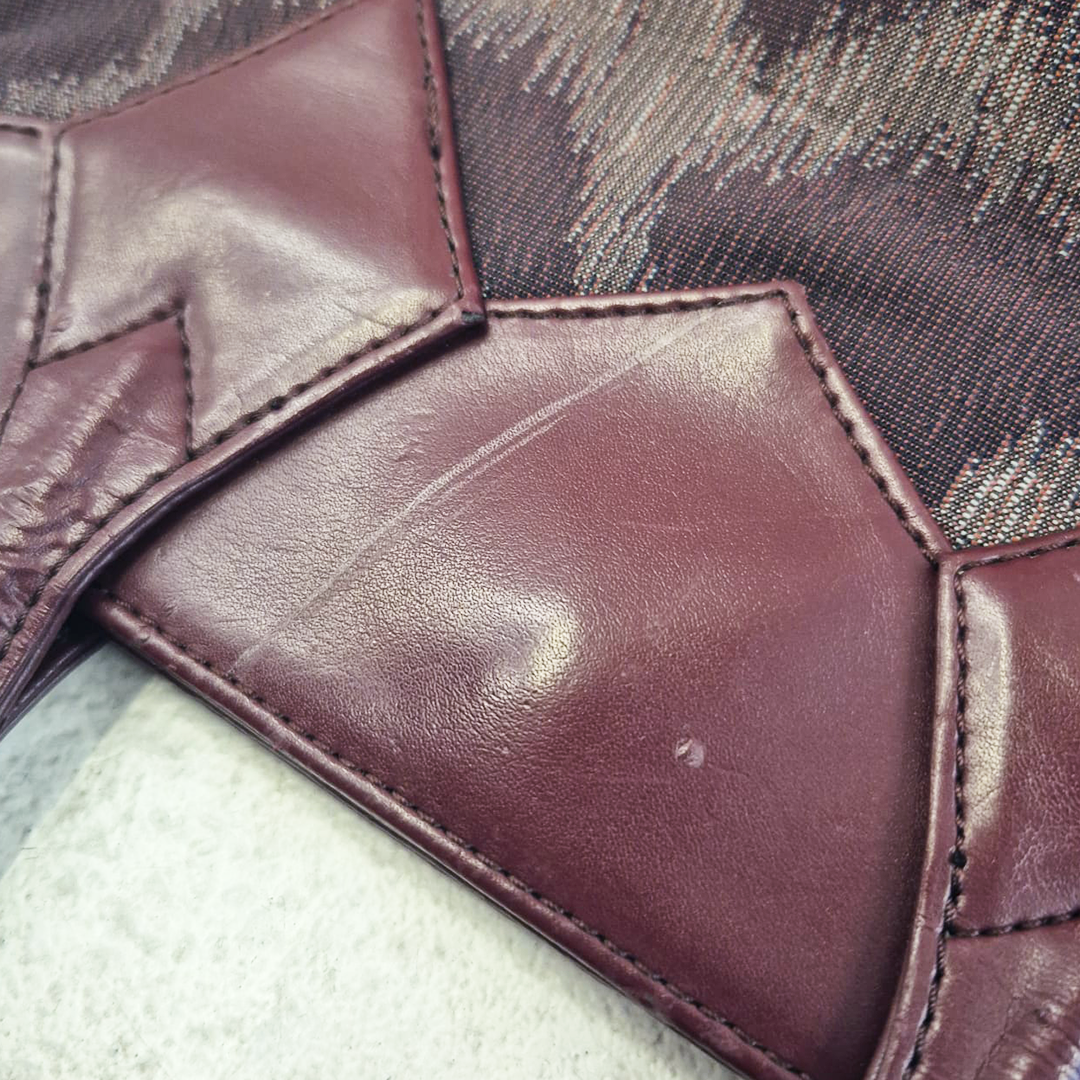 Vivienne Westwood Small Bordeaux Leopard Handbag