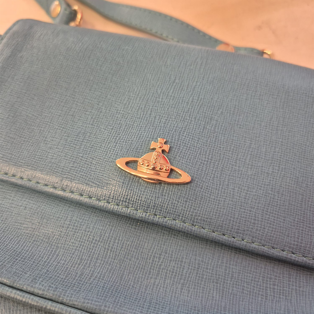 Vivienne Westwood Blue Purse Shoulder Bag