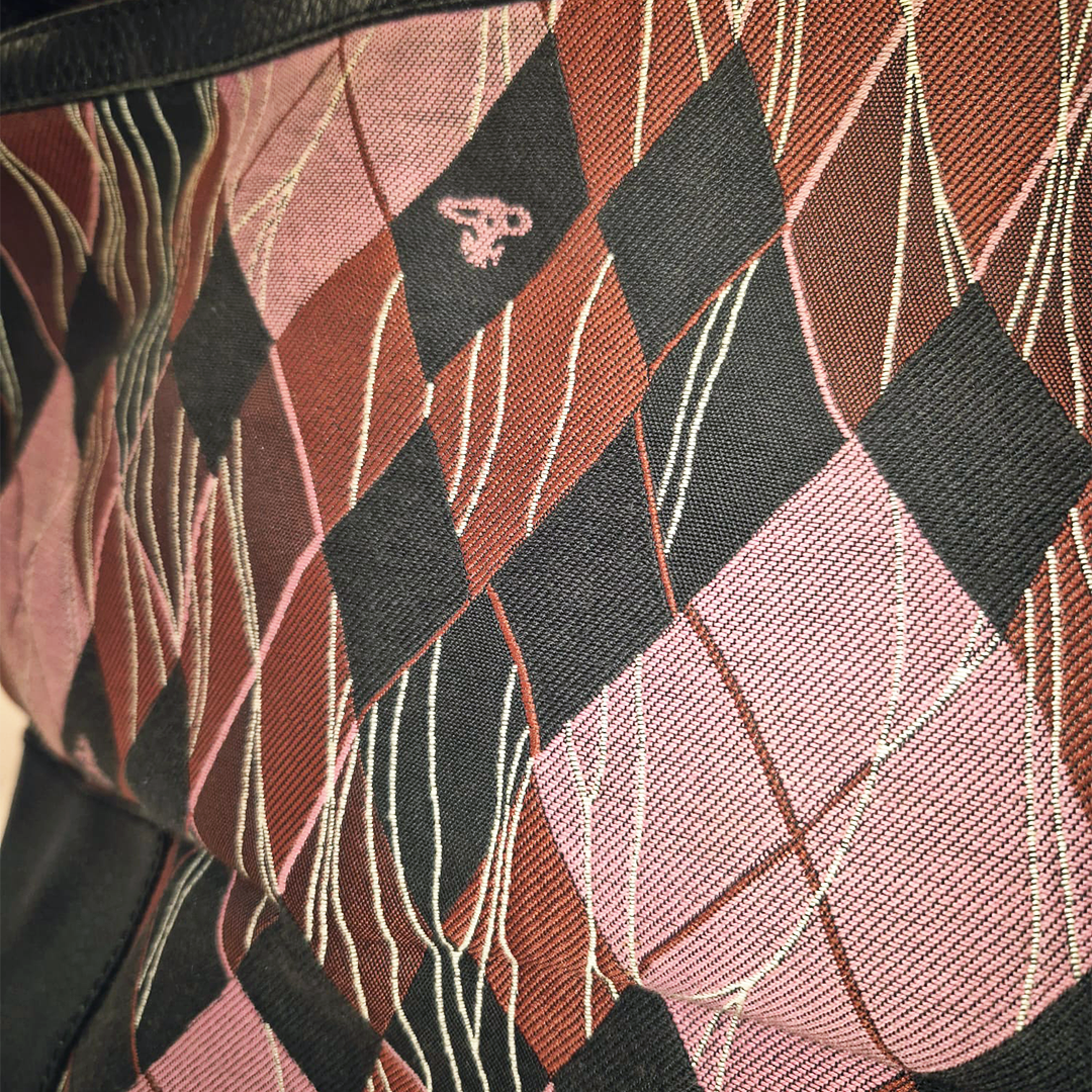 Vivienne Westwood Red Argyle St-Tropez Bag