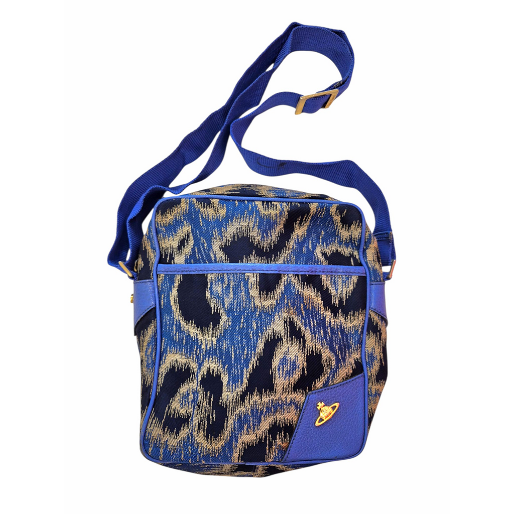 Vivienne Westwood Blue Argyle Sling Bag