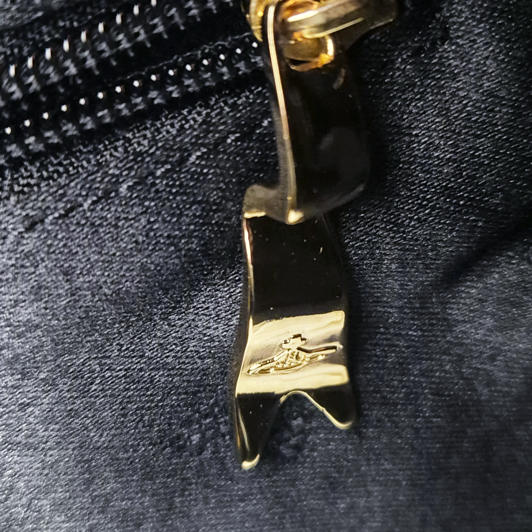 Vivienne Westwood Black Leopard Crossbody Bag