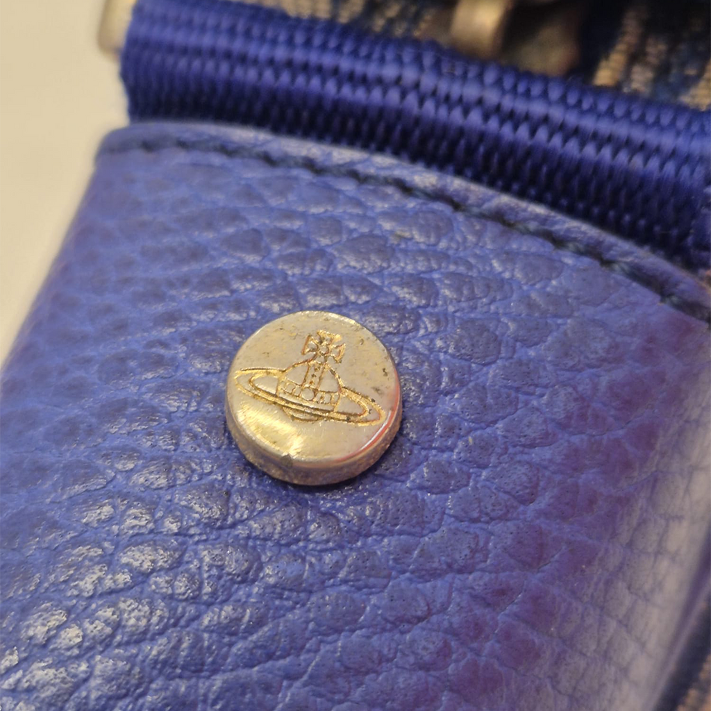 Vivienne Westwood Blue Argyle Sling Bag