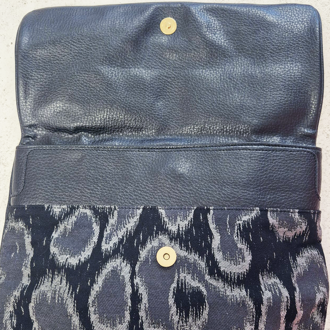 Vivienne Westwood Black Leopard Crossbody Bag