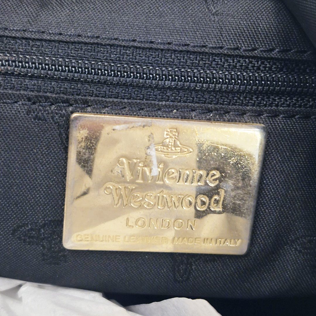 Vivienne Westwood Black Crossbody Sling Bag