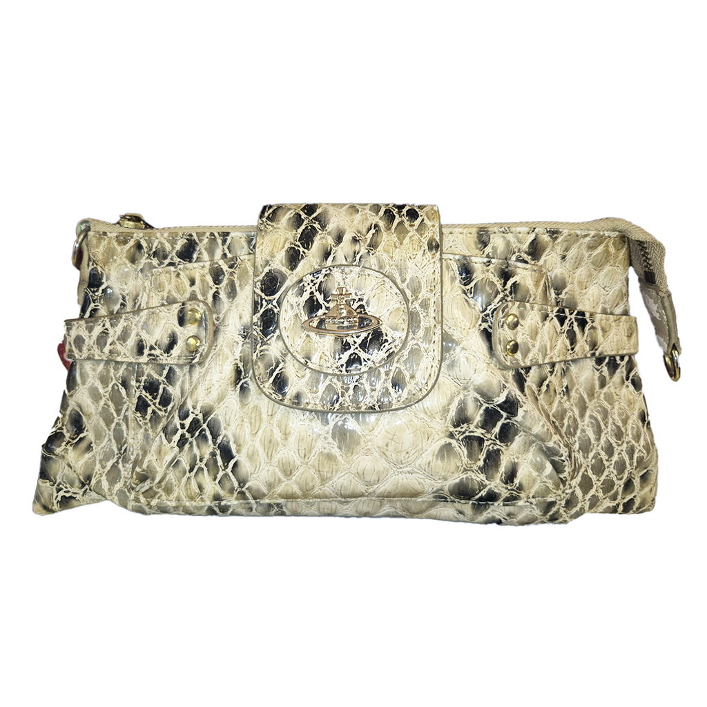 Vivienne Westwood Snake Clutch Bag