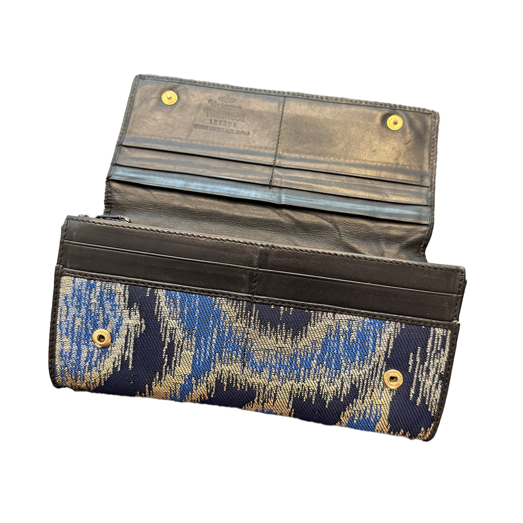 Vivienne Westwood Long Wallet Blue