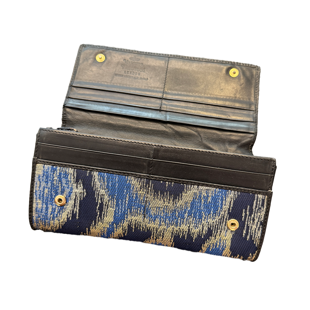 Vivienne Westwood Long Wallet Blue