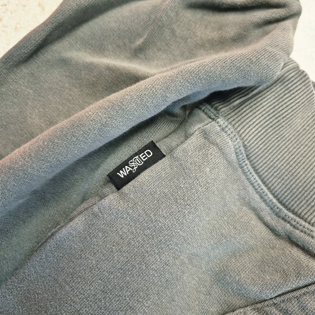 Wasted Paris Gothic Logo Green Hoodie (S)