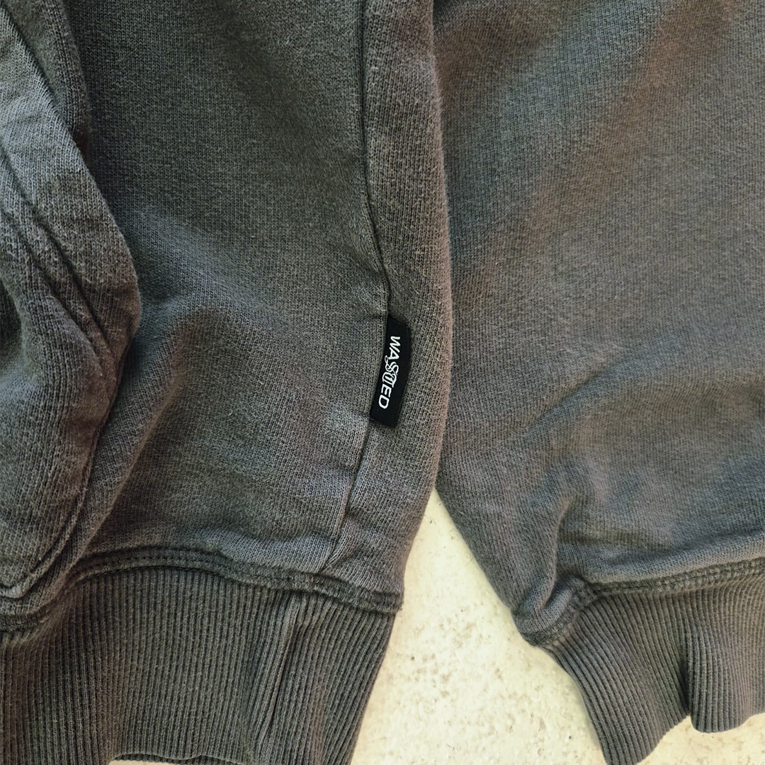 Wasted Paris Gothic Logo Grey Hoodie (S)