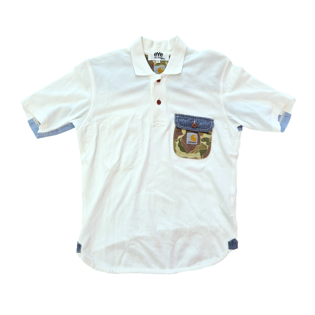 EYE Watanabe x Carhartt White S/S Polo (S)