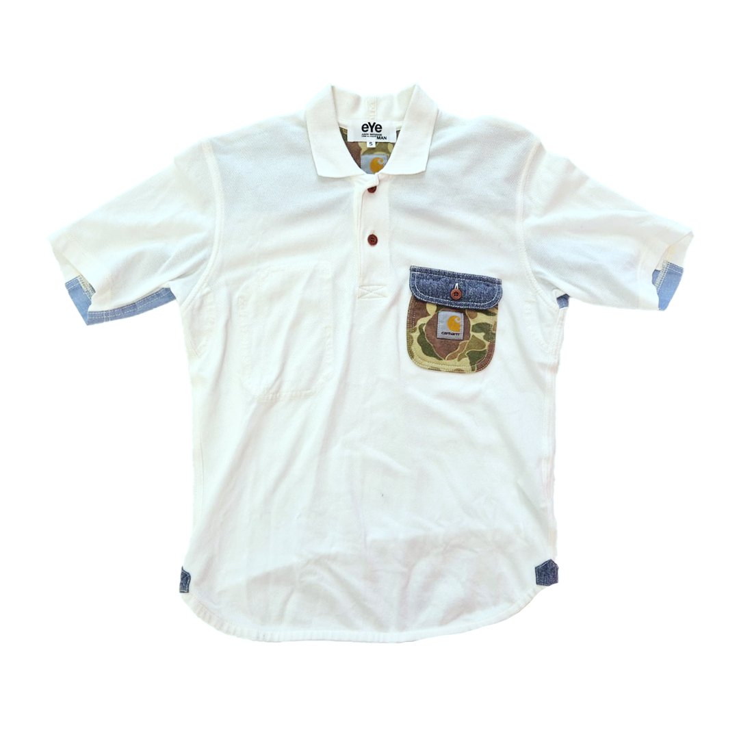 EYE Watanabe x Carhartt White S/S Polo (S)