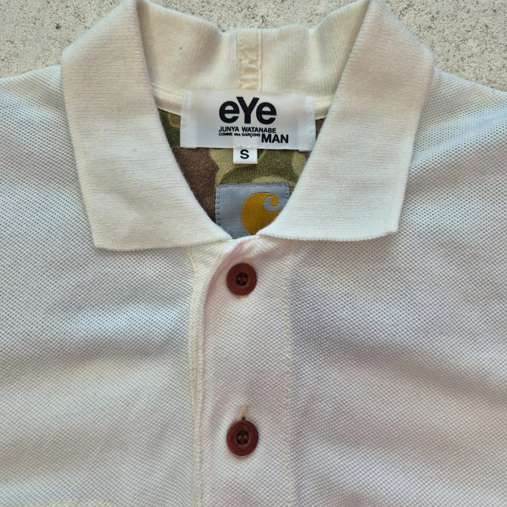 EYE Watanabe x Carhartt White S/S Polo (S)